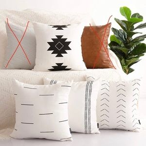 *NWOT* Pillow Case Covers, 18x18" each, 4 assorted styles